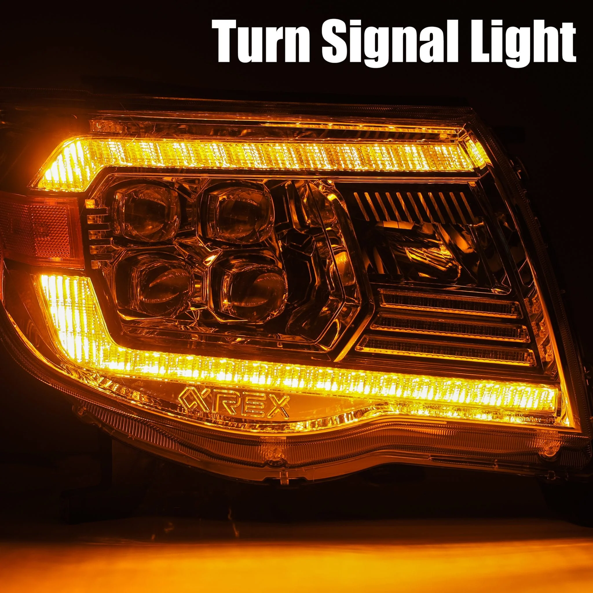 05-11 Toyota Tacoma NOVA-Series LED Projector Headlights Alpha-Black - Image 3