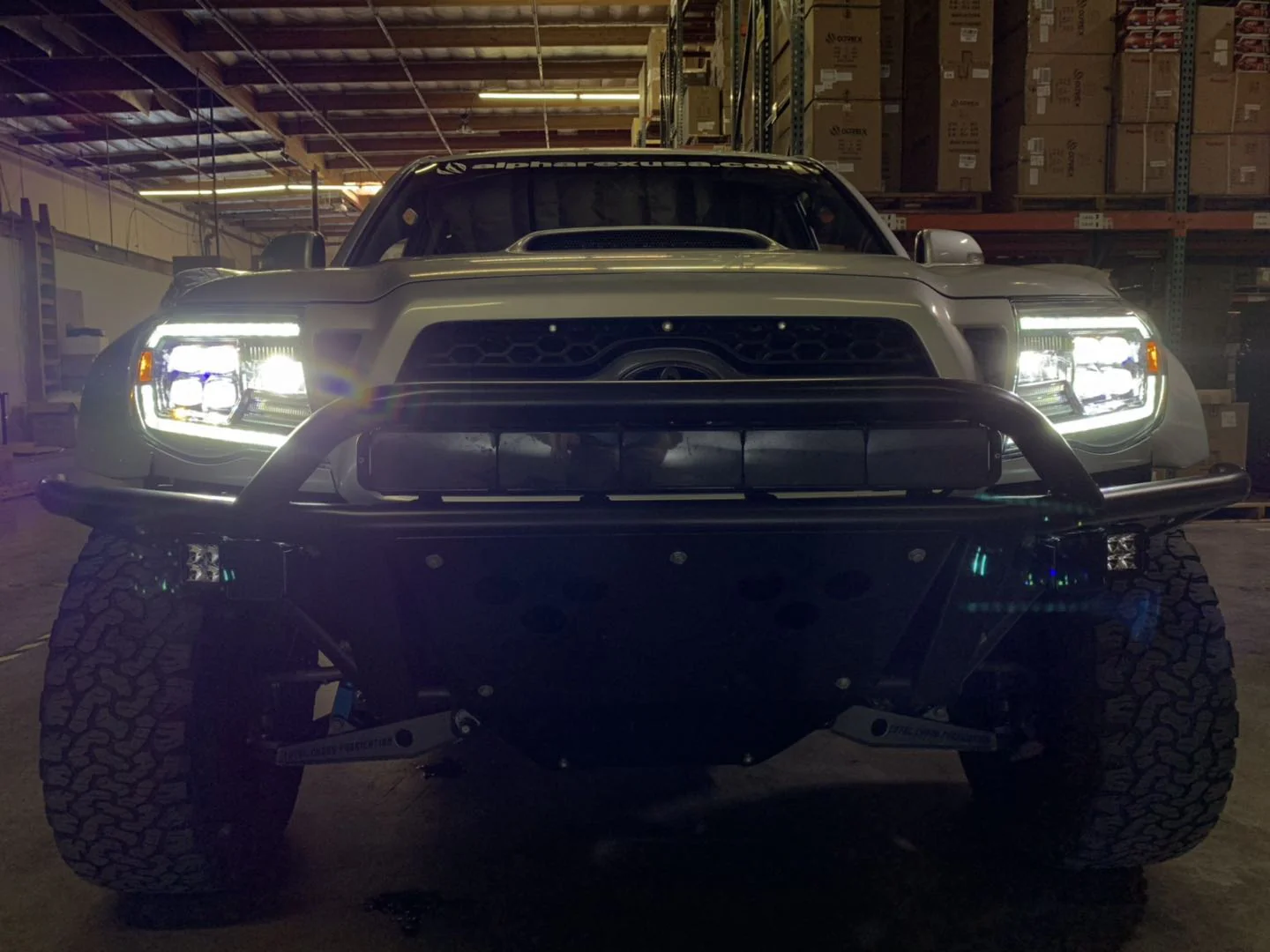 05-11 Toyota Tacoma NOVA-Series LED Projector Headlights Black - Image 10