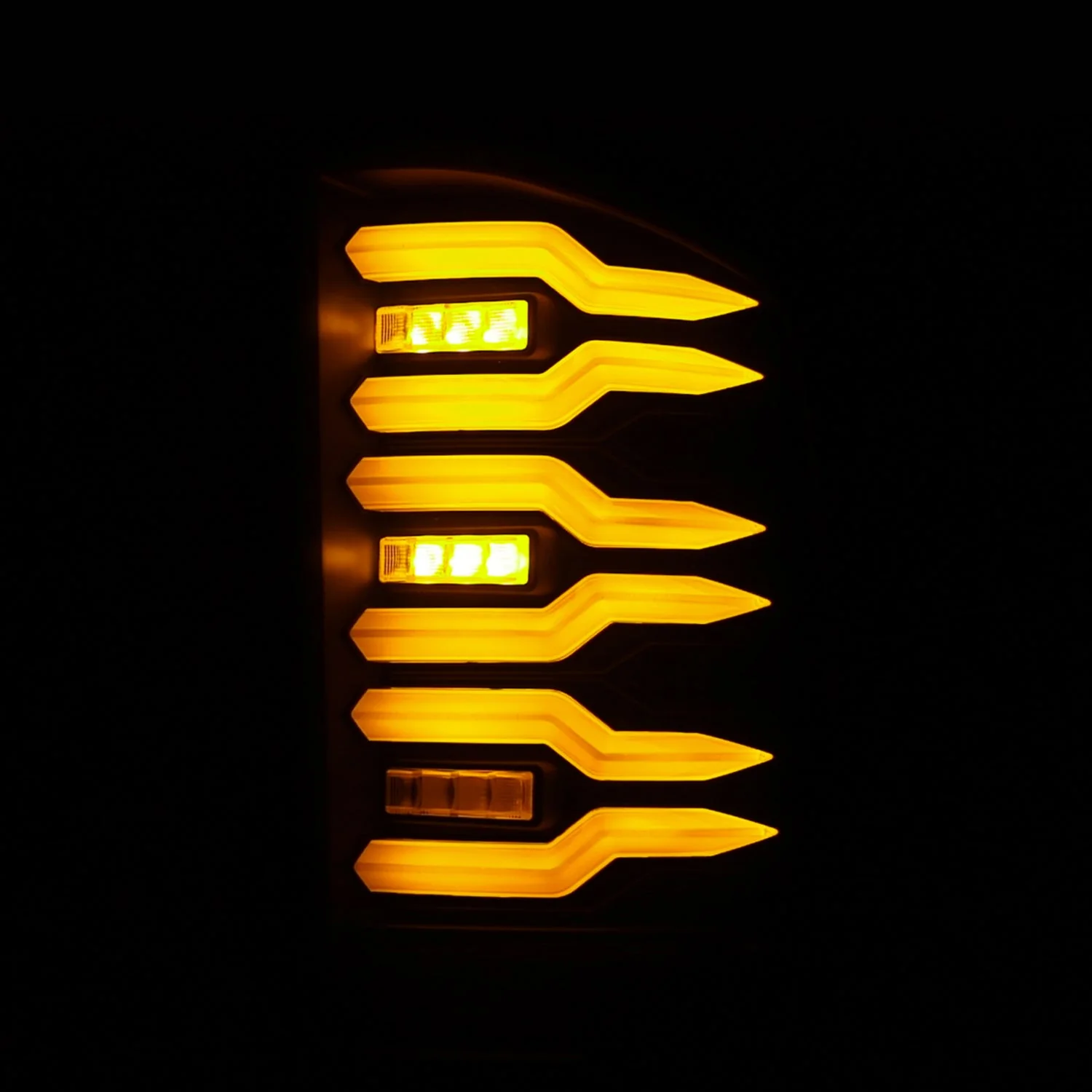 07-13 Chevy Silverado LUXX-Series LED Tail Lights Black - Image 5