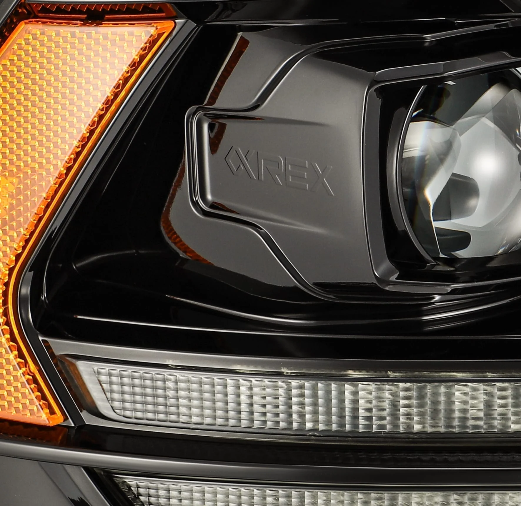 09-18 Ram Truck LUXX-Series (5th Gen 2500 Style) LED Projector Headlights Alpha-Black - Image 3