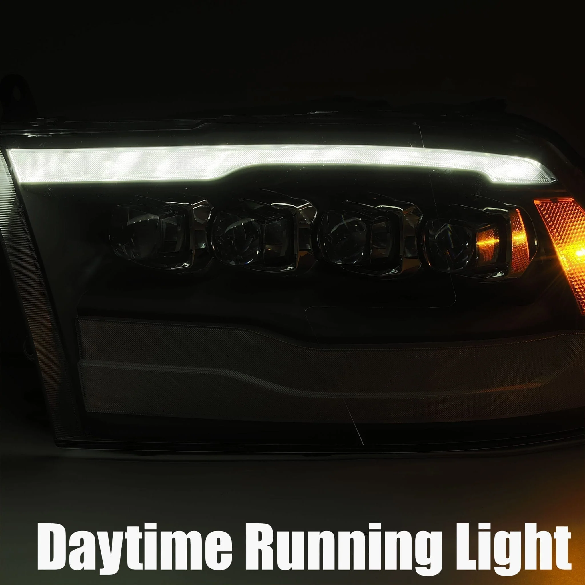 09-18 Ram Truck NOVA-Series LED Projector Headlights Chrome - Image 12