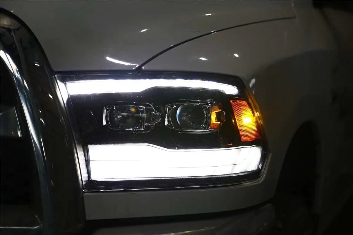 09-18 Ram Truck MK II PRO-Series Halogen Projector Headlights Chrome - Image 6