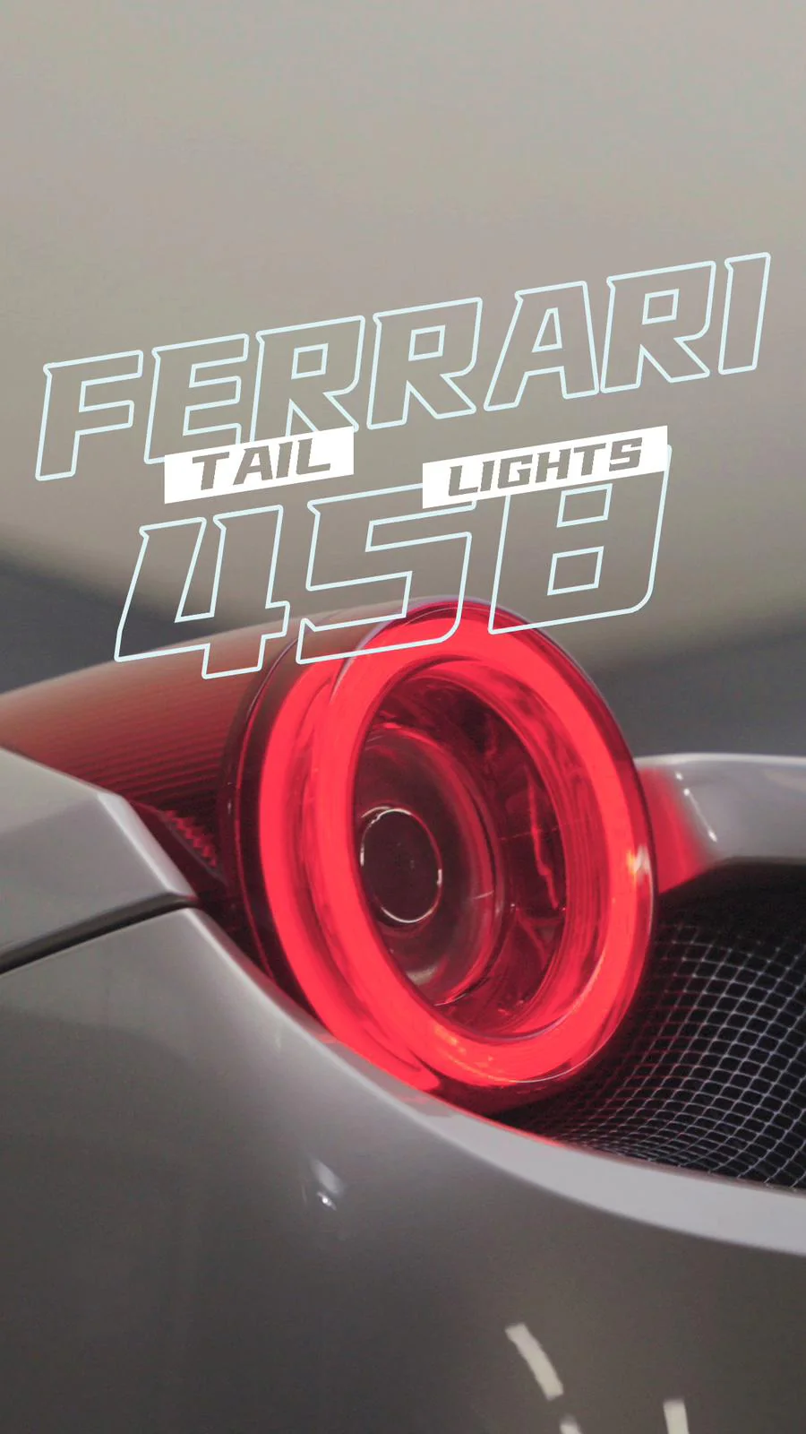 10-15 Ferrari 458 NOVA-Series Prismatic LED Tail Lights Red Clear - Image 26
