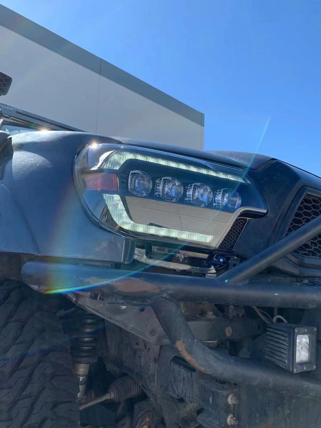 12-15 Toyota Tacoma NOVA-Series LED Projector Headlights Alpha-Black - Image 11