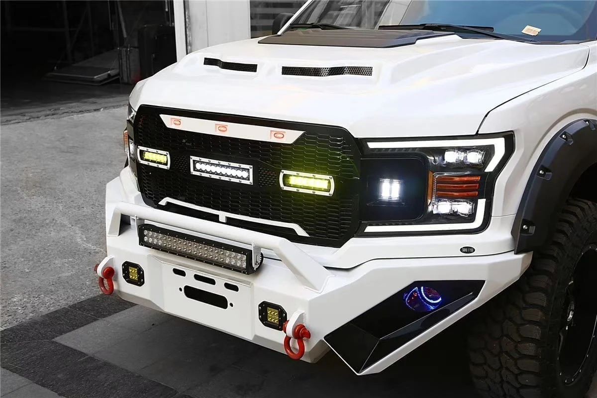 18-20 Ford F150 NOVA-Series LED Projector Headlights Chrome - Image 5