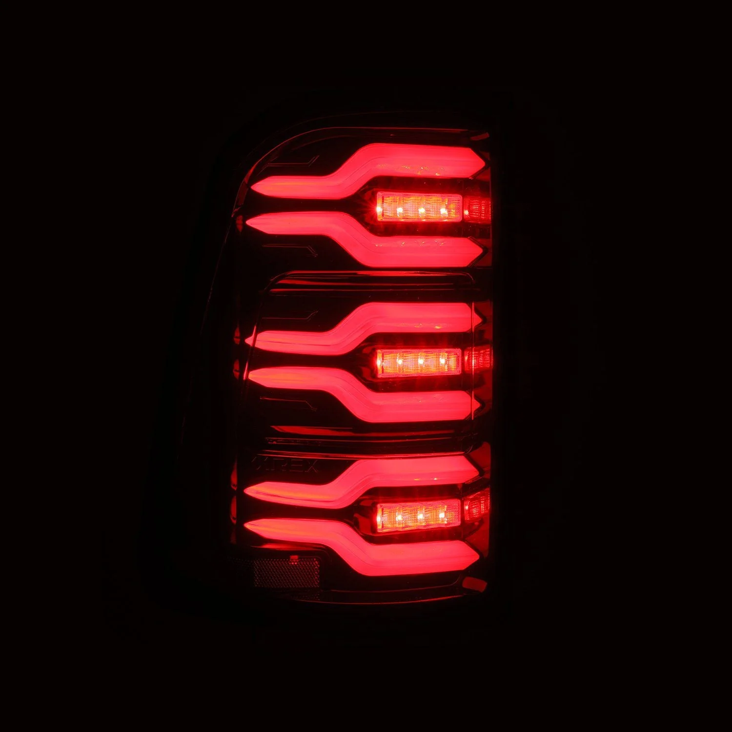 19-24 Ram 1500 LUXX-Series LED Tail Lights Black-Red - Image 9