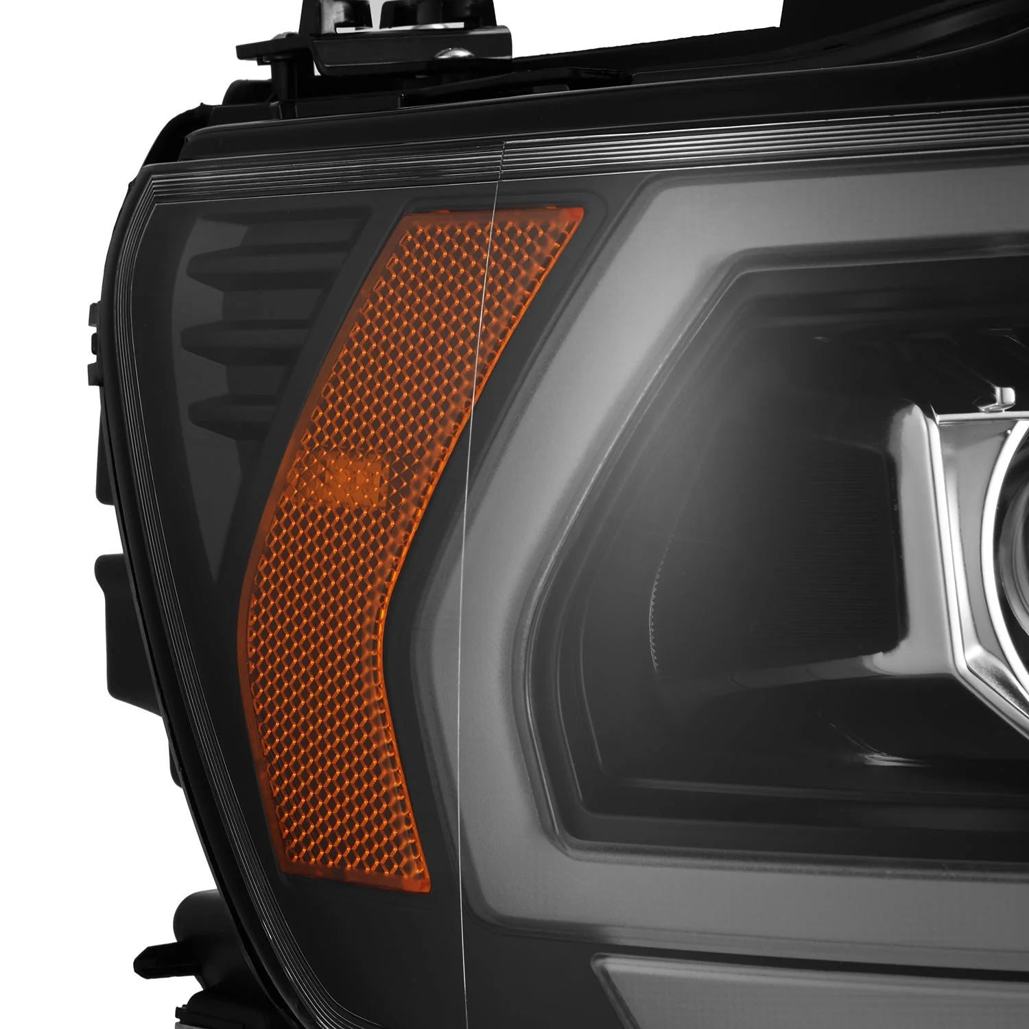 19-24 Ram 1500 (MK II 2500 Style) LUXX-Series LED Projector Headlights Black - Image 10