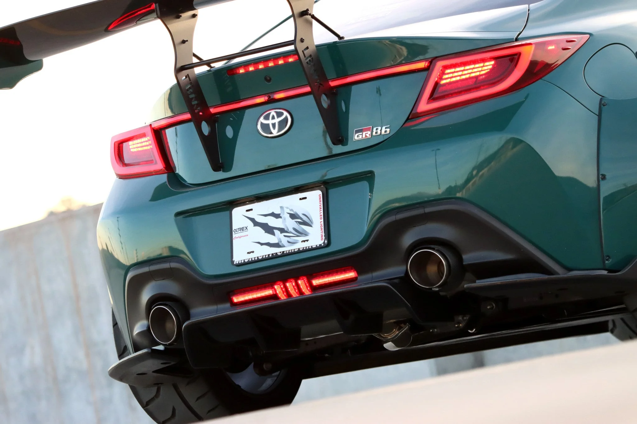 21-26 Toyota GR86/Subaru BRZ NOVA-Series Prismatic LED Fourth Brake Light Black Smoke - Image 4