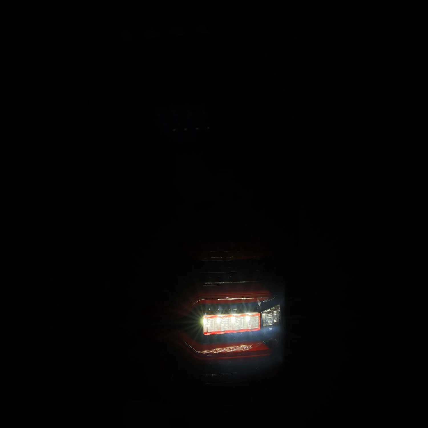 25-26 Ram 1500 LUXX-Series LED Tail Lights Black-Red - Image 5