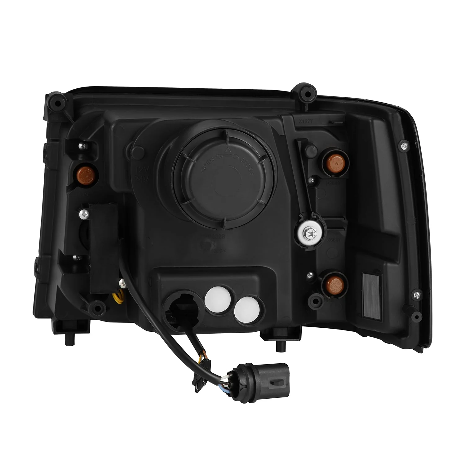 92-96 Ford F-Series/Bronco NOVA-Series LED Projector Headlights Alpha-Black - Image 15
